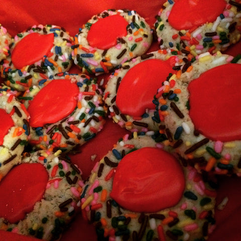 JELLY or ICING FILLED THUMBPRINT COOKIES